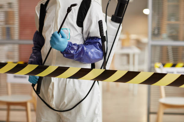 Professional Biohazard technician working in Bath, ME